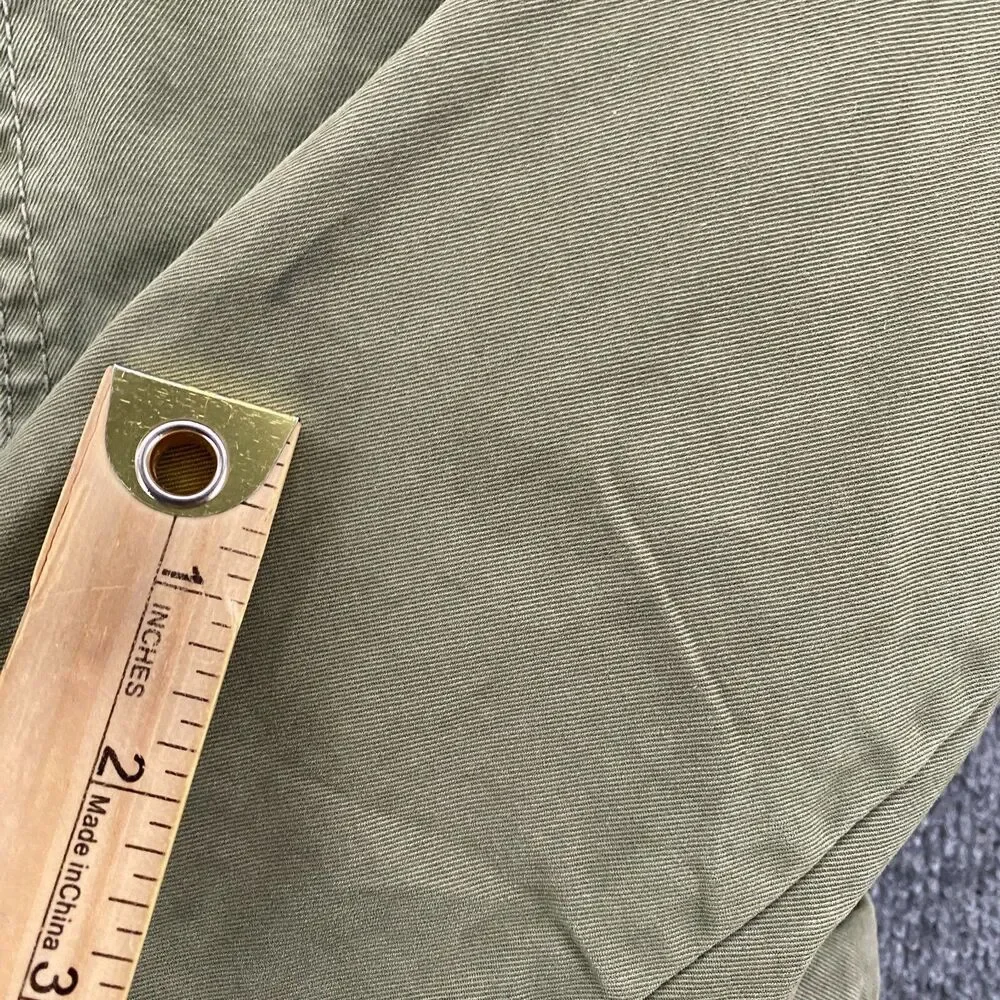 Banana Republic Jacket Womens S Green Snap‎ On Military Ladies Old Money Safari